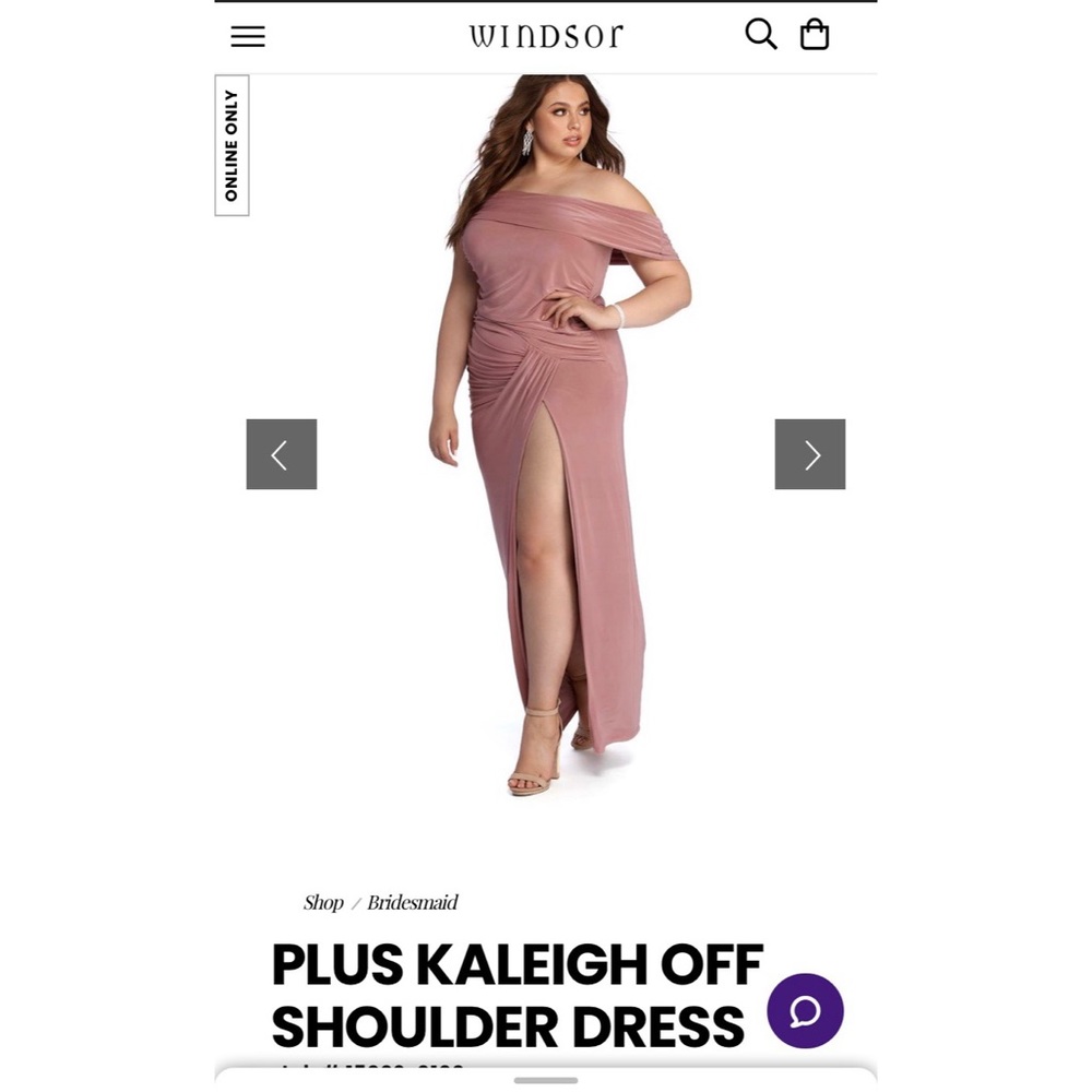 Plus Size Off the Shoulder Dress